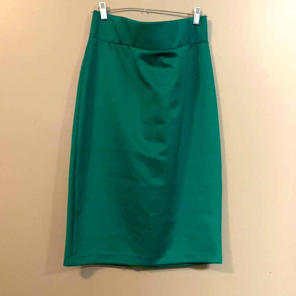 Eloquii Sz 14 Kelly Green Pencil Skirt